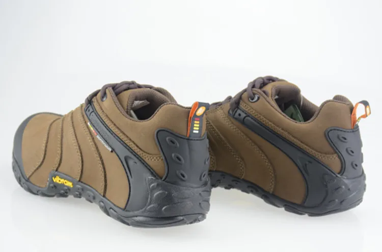 Мужские кроссовки для альпинизма Merrell из натуральной кожи цвета на