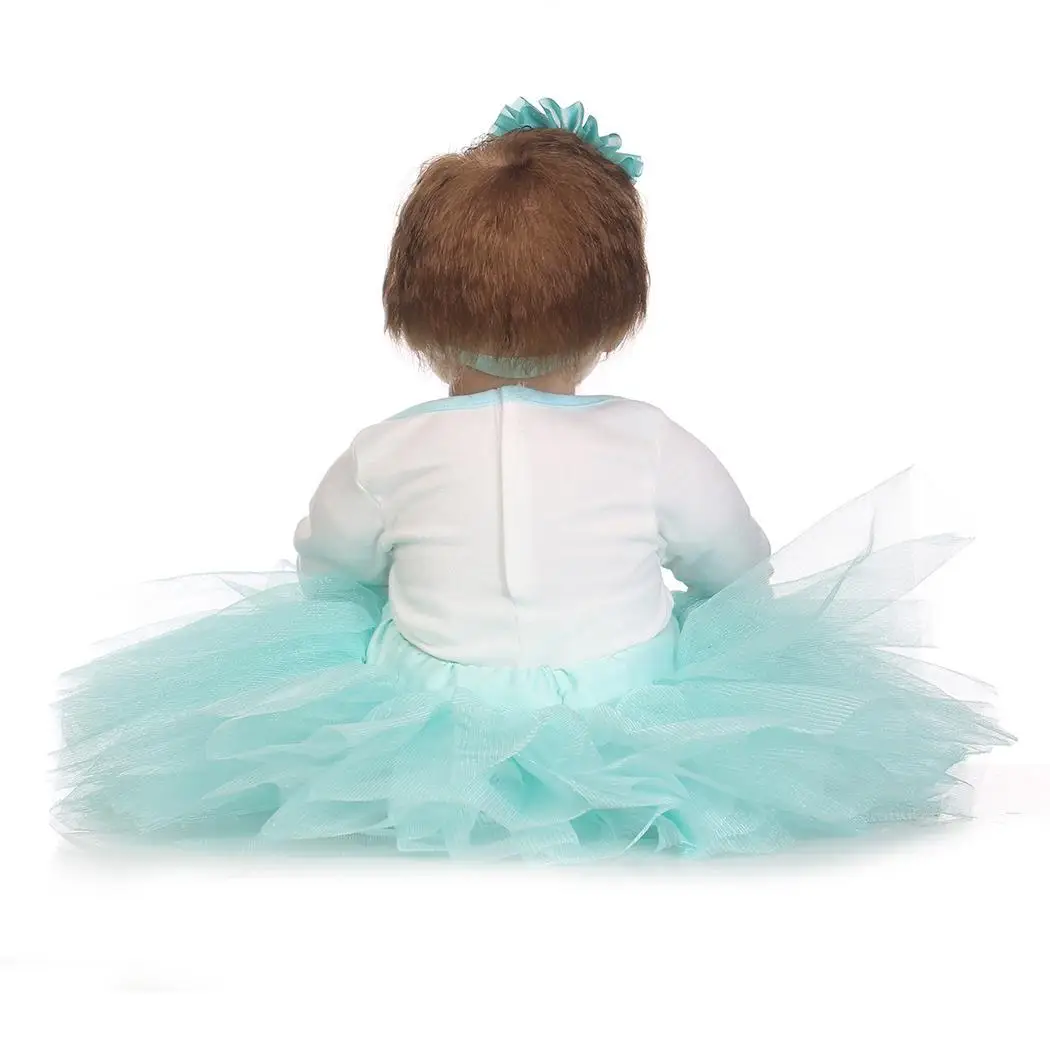 Детские мягкие силиконовые реалистичные с одеждой Reborn Baby от 2 до 4 лет куклы