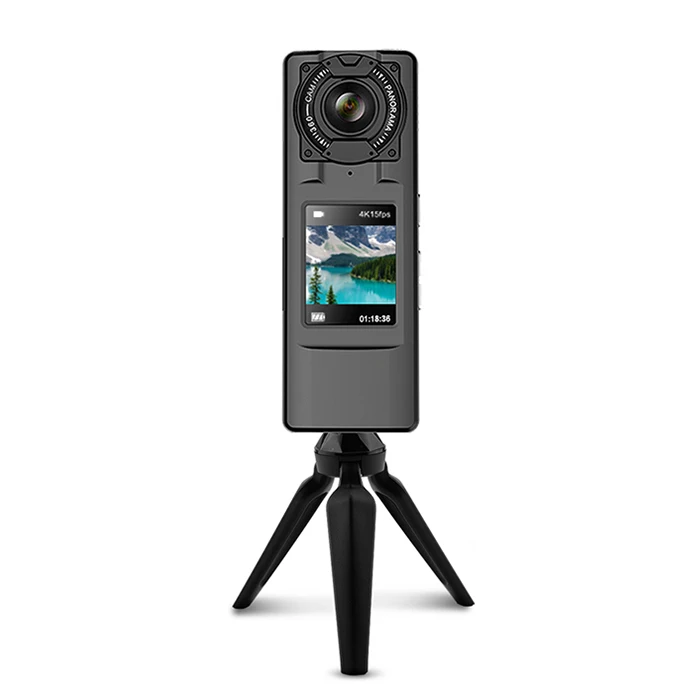 Новый Amkov VR 360 ручной 4 к Wi Fi градусов панорамный Камера Двойной HD широкий формат
