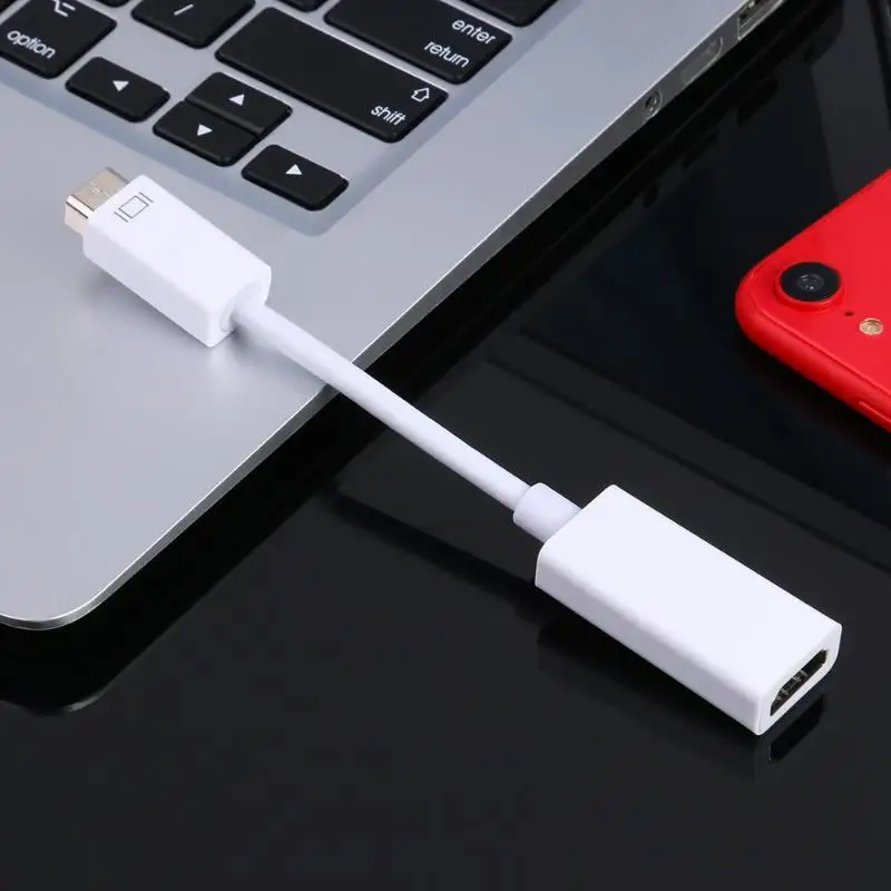 Переходник Mini DVI папа-HD мама для монитора видеоадаптера кабеля 1080P Apple Mac |