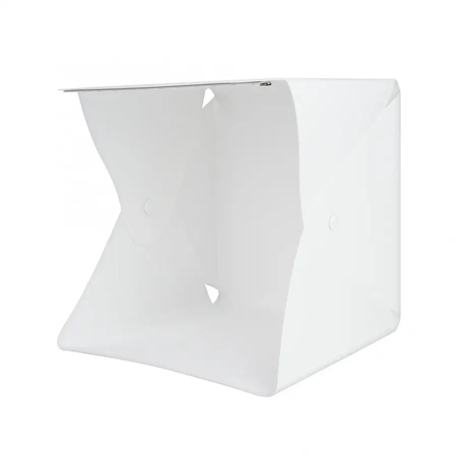 Складной мини студийный светодиодный лайтбокс световая коробка белый фон для