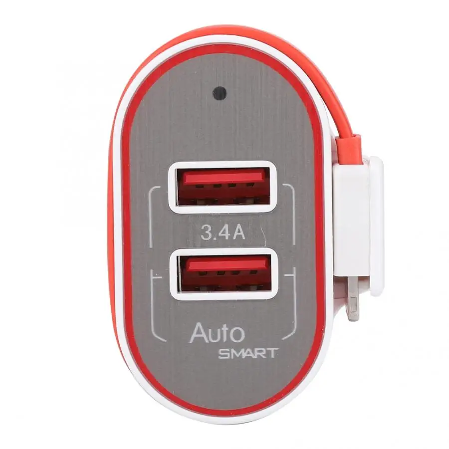 XBX05 50 / 60hz Dual USB with Emergency Cable Charger Adaoter Plug US 100-240V Hot sale | Электроника