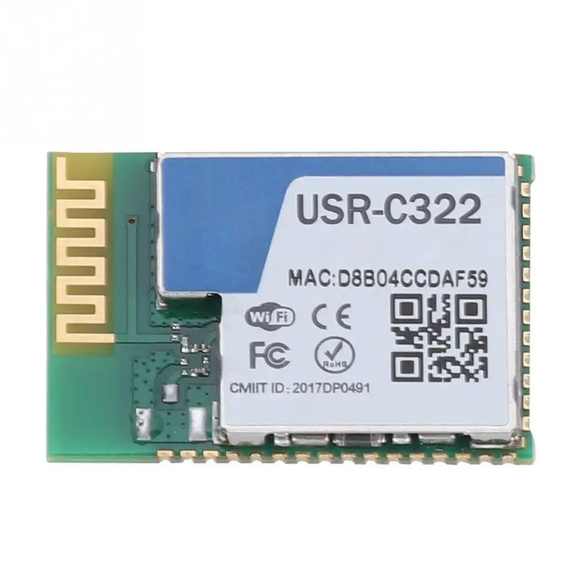Новый мини UART серийный WIFI модуль беспроводной USR-C322 внешний внутренний антенный |