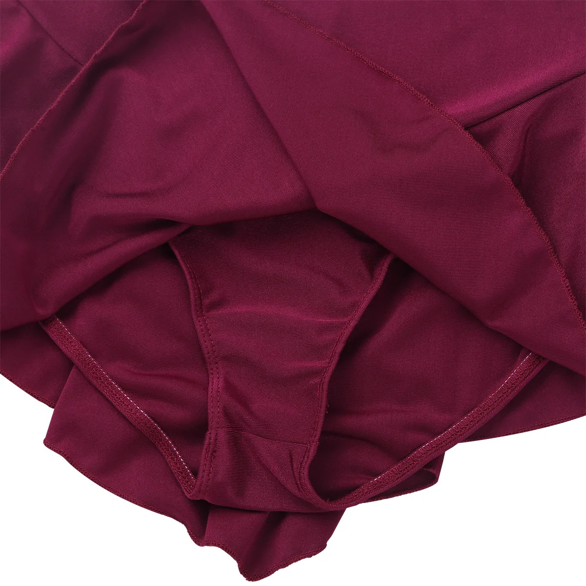 

TiaoBug Women Girls Soft Solid Color Figure Skating Skirt Ballet Tutu Leotard Ice Skating Mini Skirt Female Stage Dance Costume
