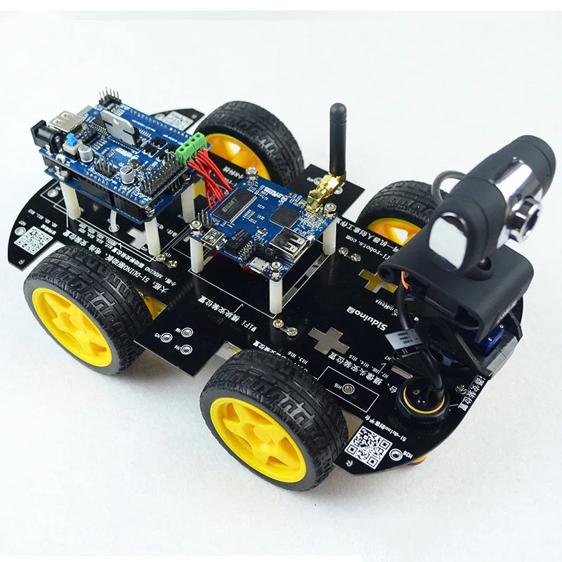 DS робот Wifi автомобиль комплект с камерой FPV умный танк машина для arduino управлением