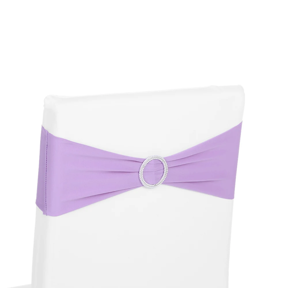 10 шт. свадебные украшения эластичный спандекс чехлы для стульев банты эластичные