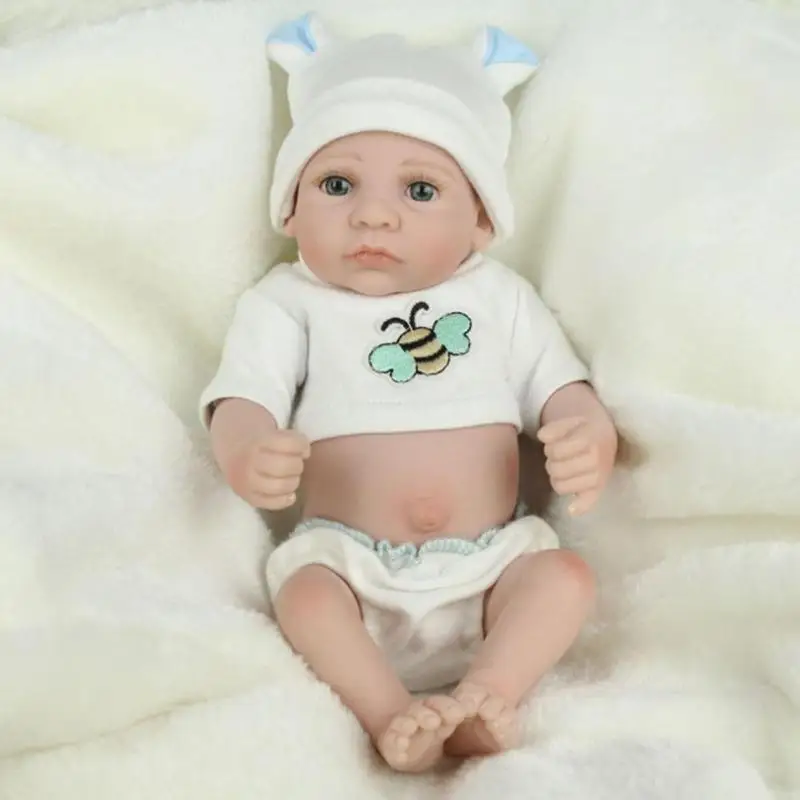 NPK детская мягкая силиконовая кукла симулятор 3D Реалистичная мультяшная Реборн