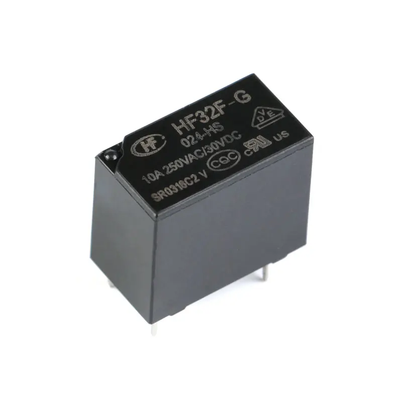 2 шт./лот 5В 12В 24В силовые реле HF32F-G JZC-32F-005-HS JZC-32F-012-HS 10A 250VAC 4PIN | Обустройство дома