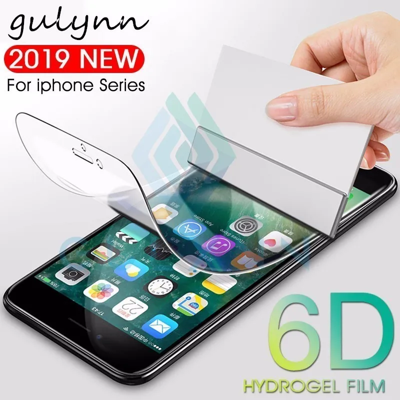 Гидрогелевая пленка 6D с полным покрытием для iphone 6 6S 7 8 Plus X 11 12 Pro мягкая защитная