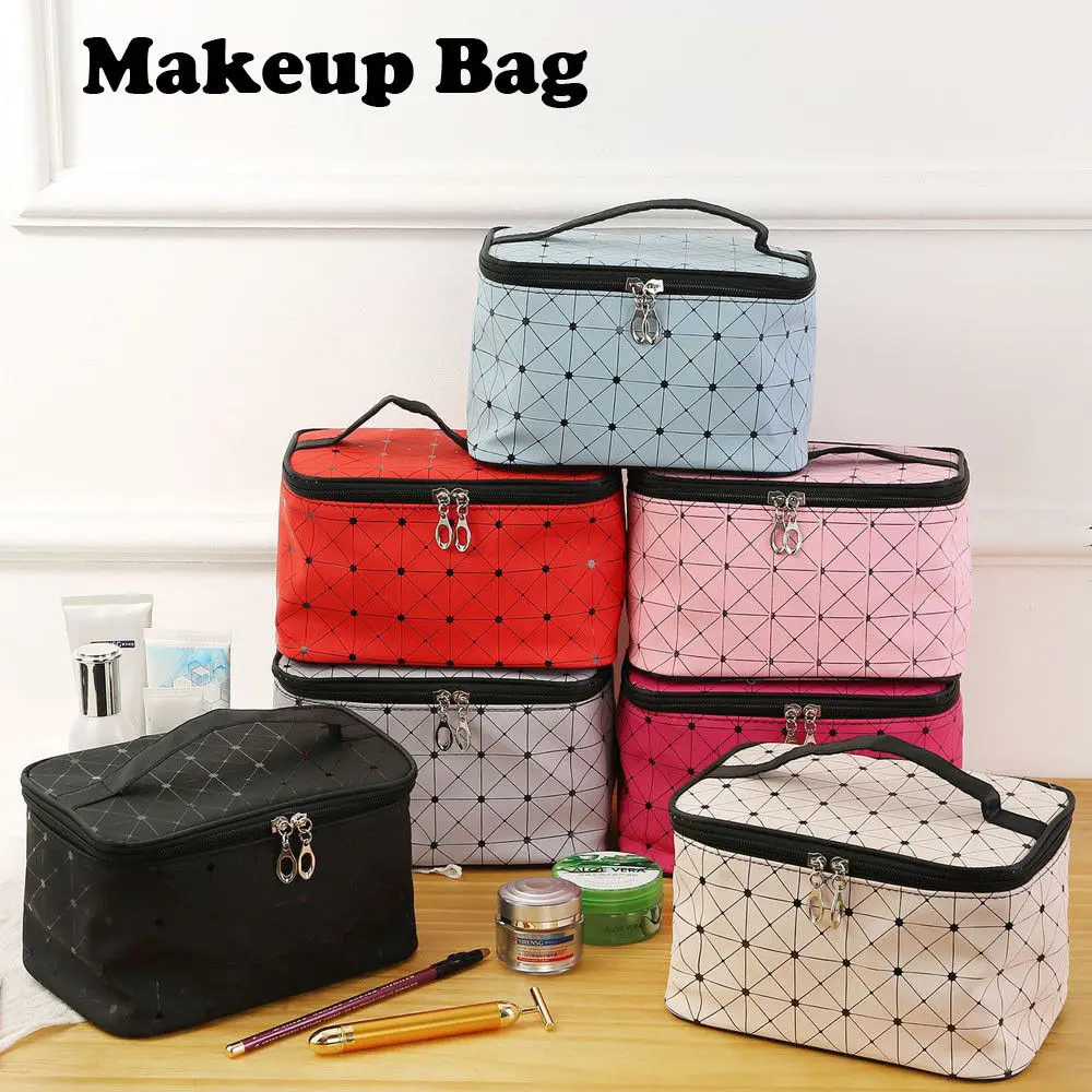 Новая модная большая сумка для хранения макияжа Ногтей Tech косметическая коробка