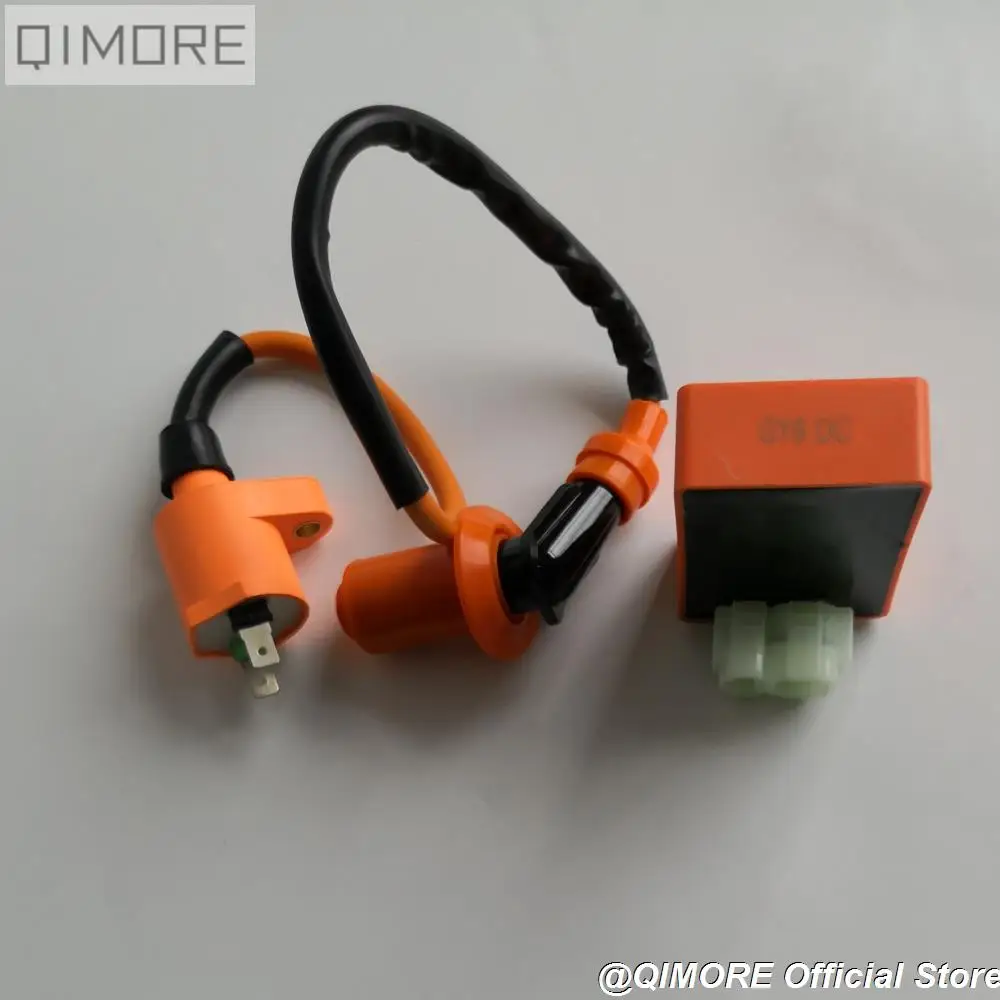 Производительность катушка зажигания и гонки DC fished CDI оранжевый для скутера