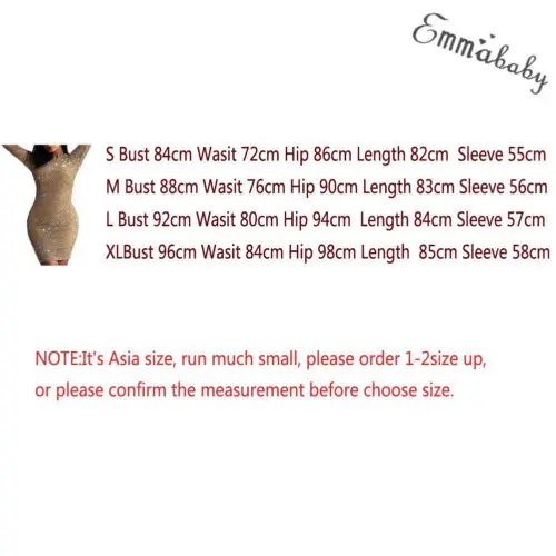 Для женщин Сексуальная Bodycon Блестящий платье тонкий с блестками Элегантные