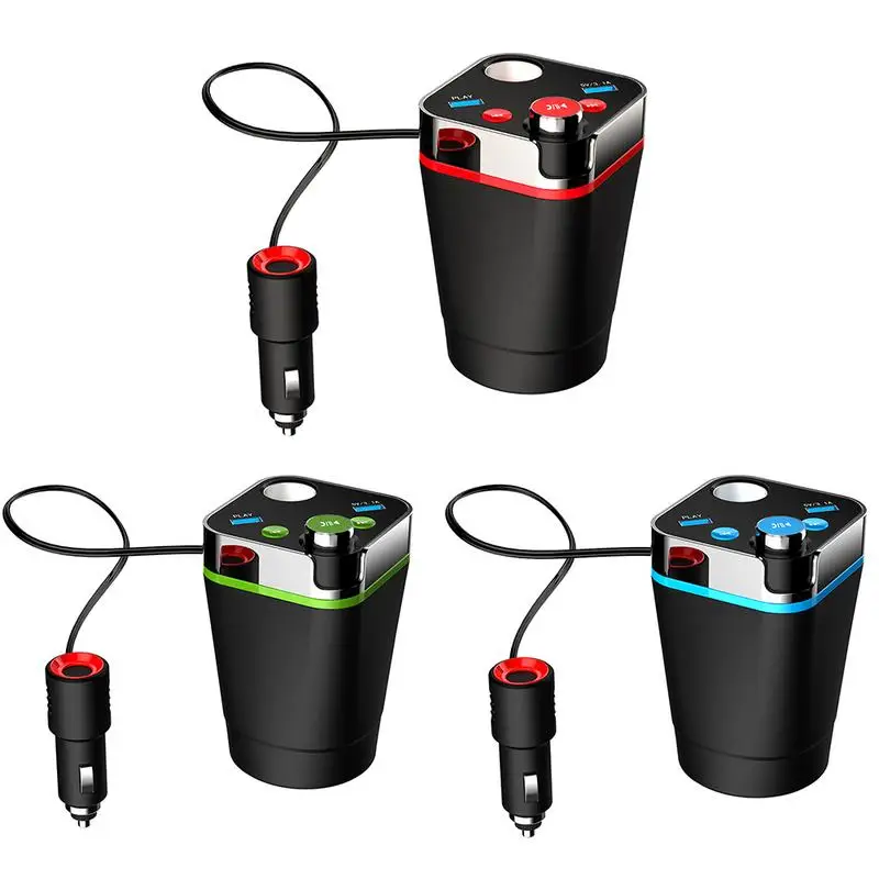 Автомобильное зарядное устройство A28 с гнездом зажигания MP3 плеер Bluetooth двойной USB