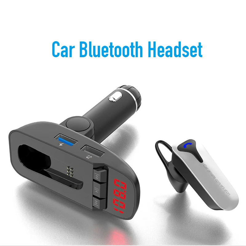ER9 Беспроводной MP3 Bluetooth 4 2 адаптер fm передатчик гарнитура наушники вкладыши