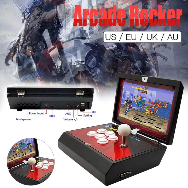 10 дюймов ЖК дисплей Аркада игровая печатная плата CGA VGA HDMI Выход CRT HD 720p Поддержка