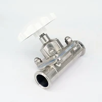 fit 1 12 38mm pipe od x ferrule od 50 5mm tri clamp 316l stainless steel sanitary diaphragm valve for brew beer dairy product