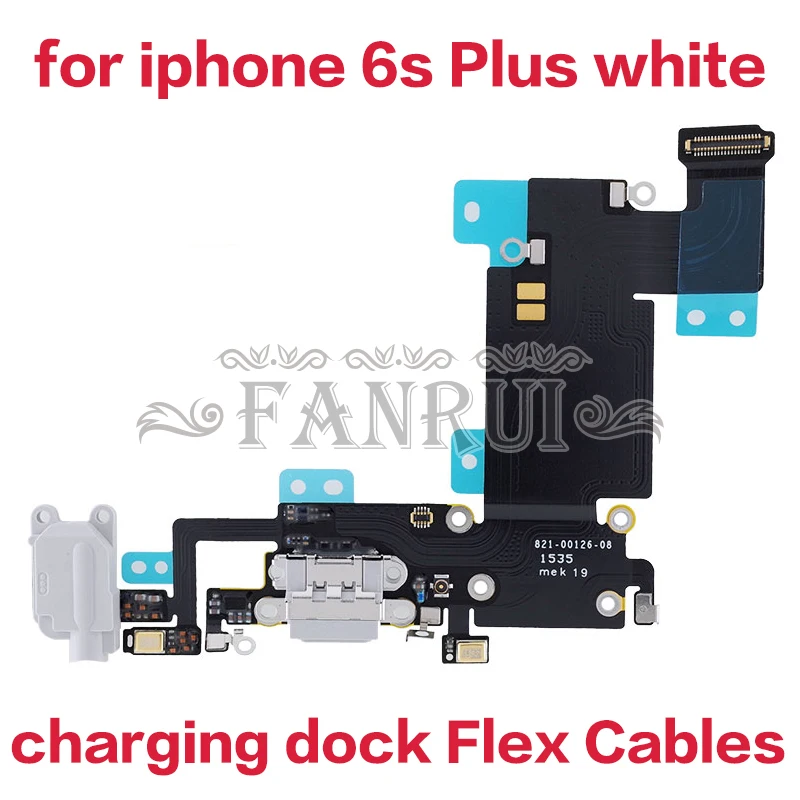 1 шт зарядное устройство USB для iPhone 6s Plus док станция гибкий кабель наушников Jack