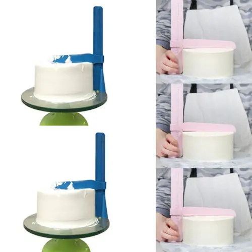 Торт скребок плавный Регулируемый Fondant (сахарная) торт край глазирование торта