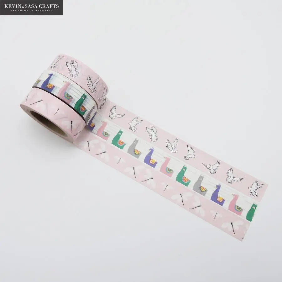 Новый розовый принт Washi лента качественные канцелярские принадлежности сделай