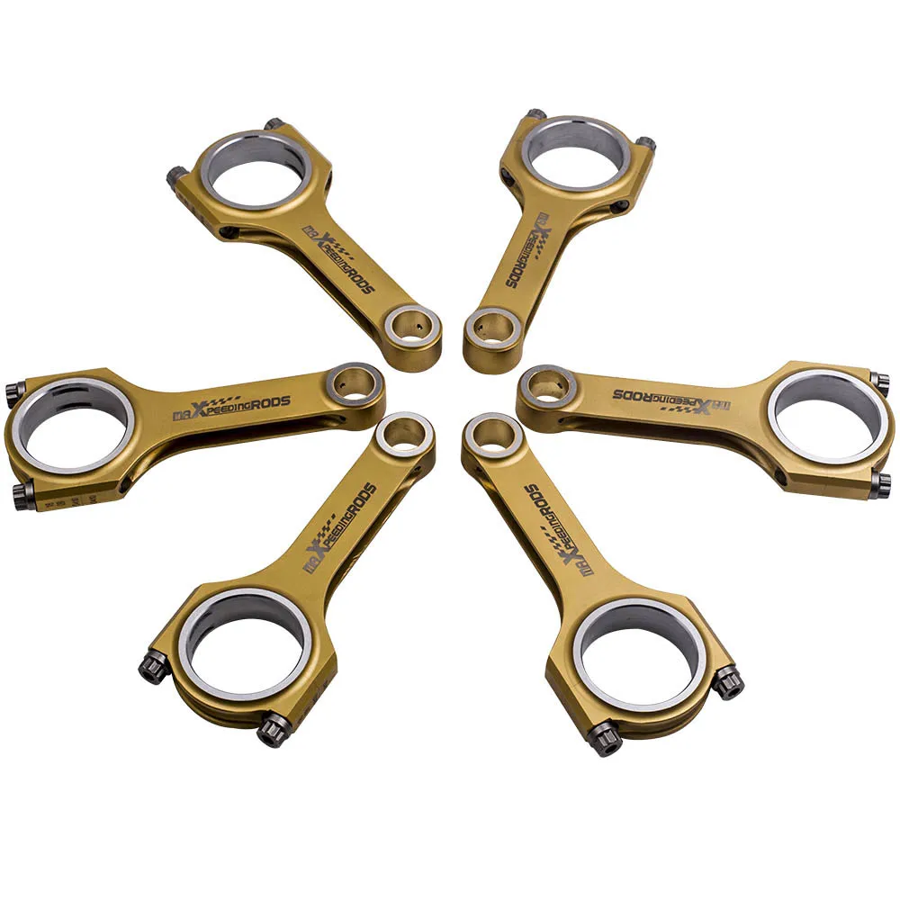

H Beam 4340 EN24 Connecting Rods Conrods For Audi B7 A4, B8 A4, Q7, C6 A6, D3 A8
