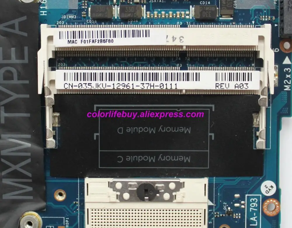 Оригинальная материнская плата для ноутбука 35JKV 035JKV CN QAR00 LA 7931P Dell Precision