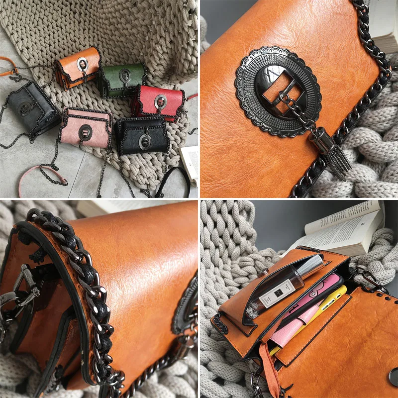 

2019 New Fashion Trend Leisure Messenger Bag Simple Korean Version Women Crossbody Bag Chain Shoulder Bag For Women50