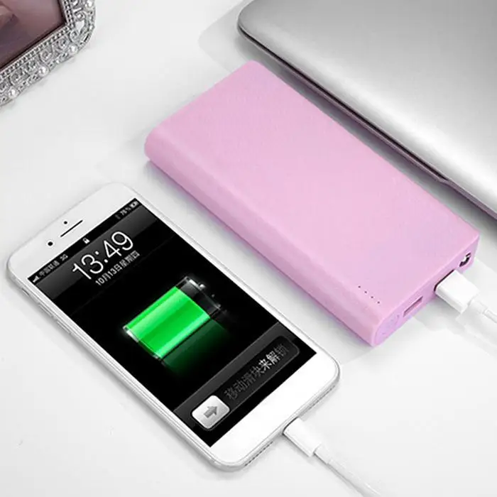 Портативный светодиодный индикатор 18650 DIY Powerbank чехол Dual USB выход батарея