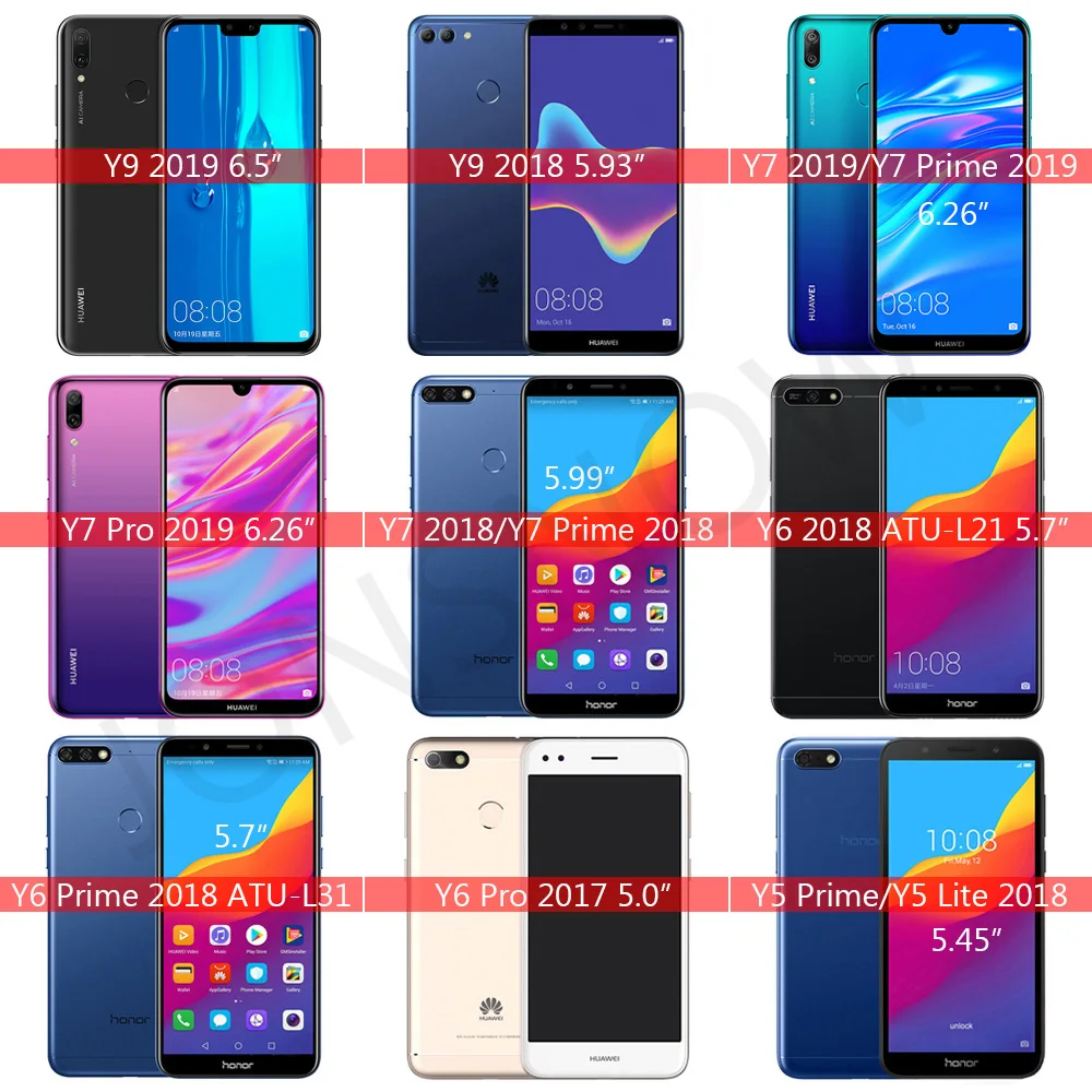 Мягкий чехол для Huawei Y6 Pro 2019 Prime 2018 прозрачный противоударный мягкий с клеем Y9 Y7 Y5 Y3