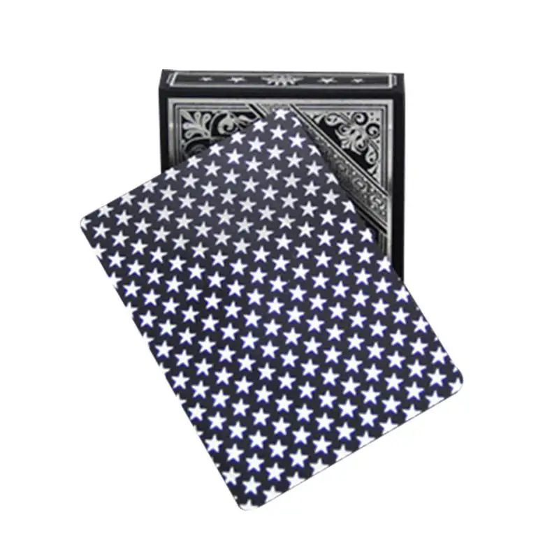 Черные бронзовые пластиковые игральные карты инновационные