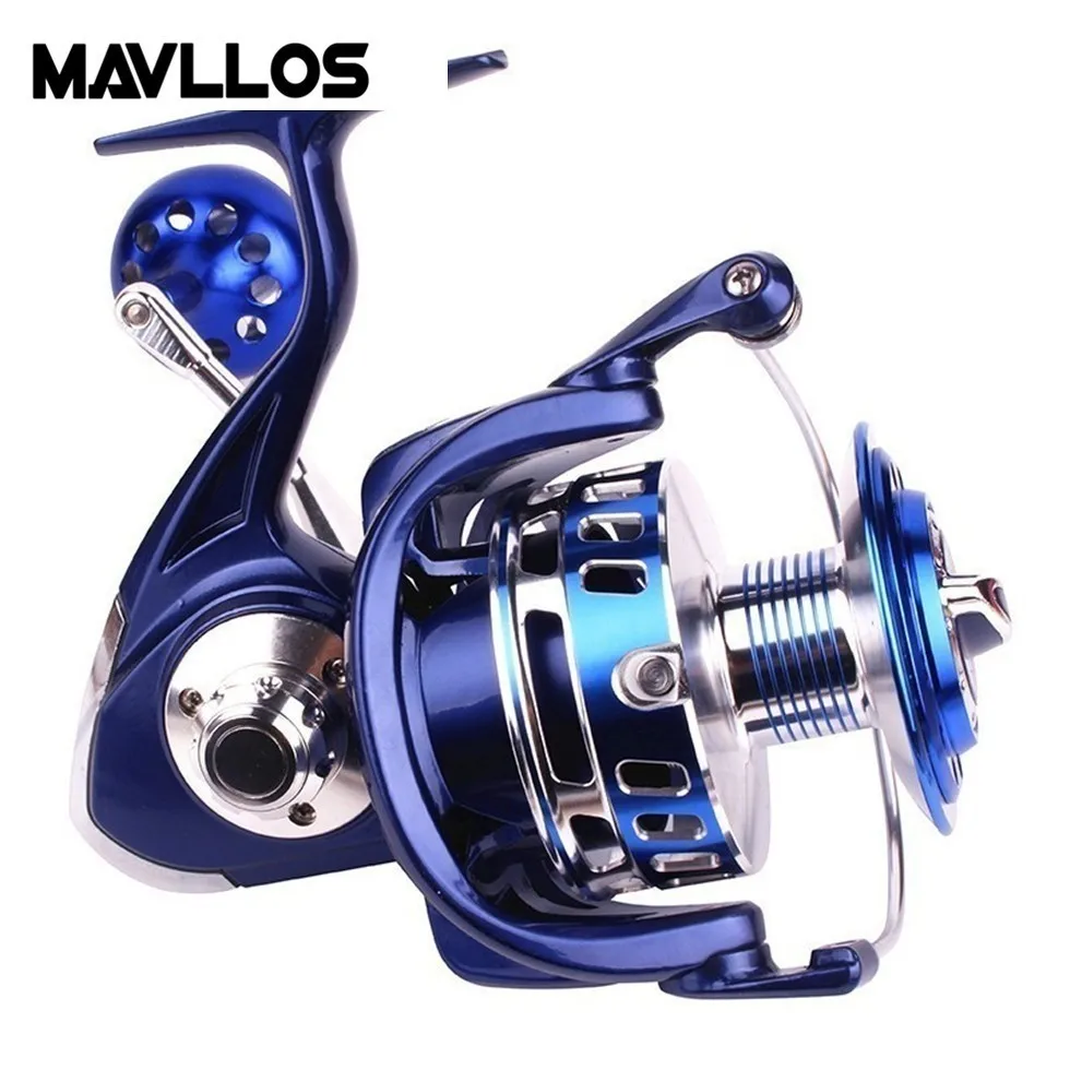 Рыболовная катушка Mavllos Max Drag рыболовная для ловли в соленой воде максимальная