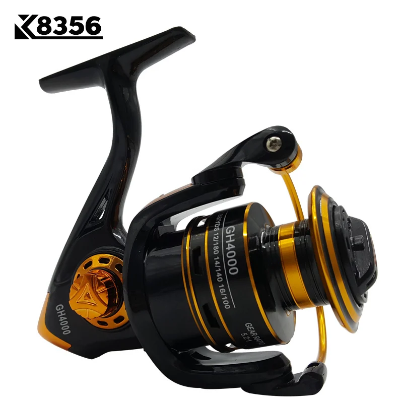 K8356 рыболовная спиннинговая катушка GH1000 ~ GH6000 13BB 5 2: 1 Карп Рыболовная