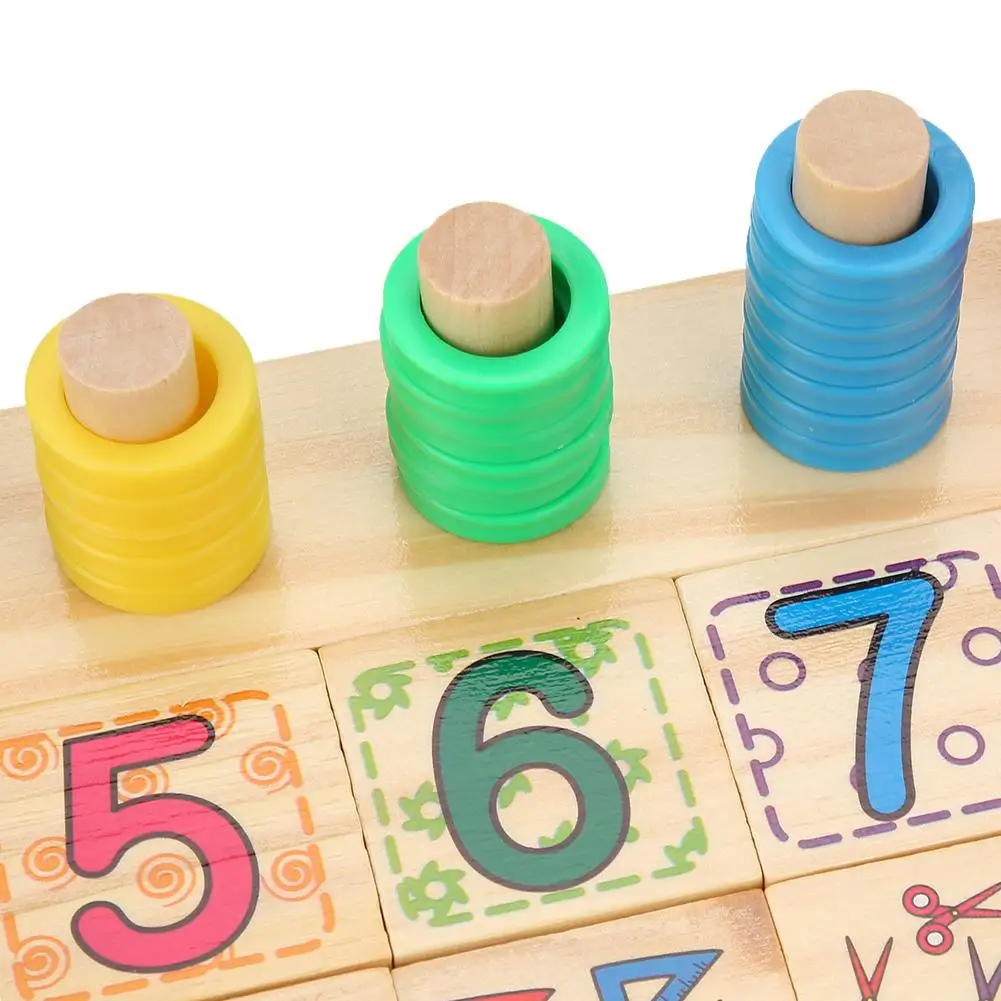 Новые деревянные игрушки обучающие цифры подходящие цифровые Детские Обучающие