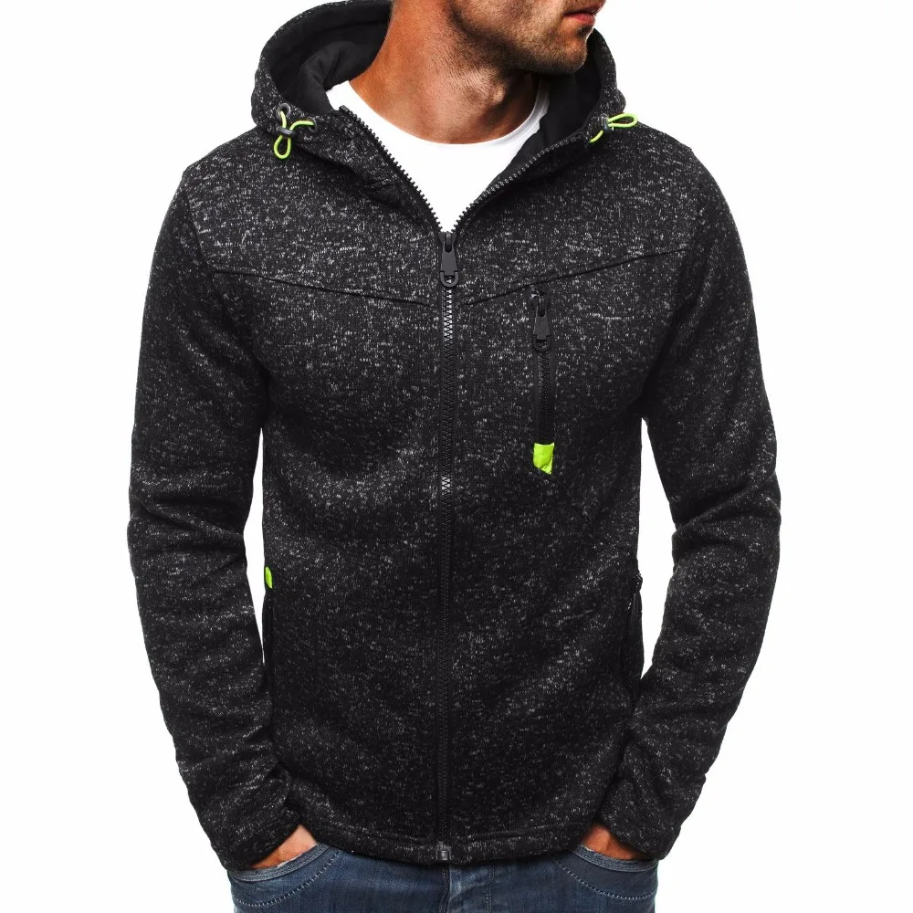 ZOGAA Men's Casual Zipper Hoodies Color Block Harajuku Hooded Sweartshirts For Man Hoodie Men Sim Streetwear S-4XL Clearance | Мужская