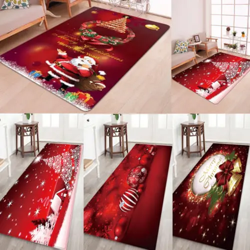 UK Christmas Design Machine Washable Indoor Mats Floor Entrance Xmas Doormat Rug | Дом и сад