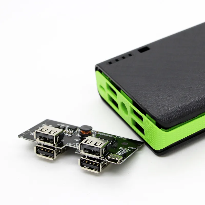LEORY DIY 5 в двойной USB 6*18650 Блок питания батарея корпус мобильный телефон зарядное