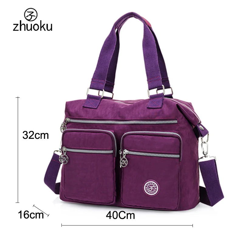 Zhuoku крутые Kipled роскошные сумки женские дизайнерские большая емкость сумка на