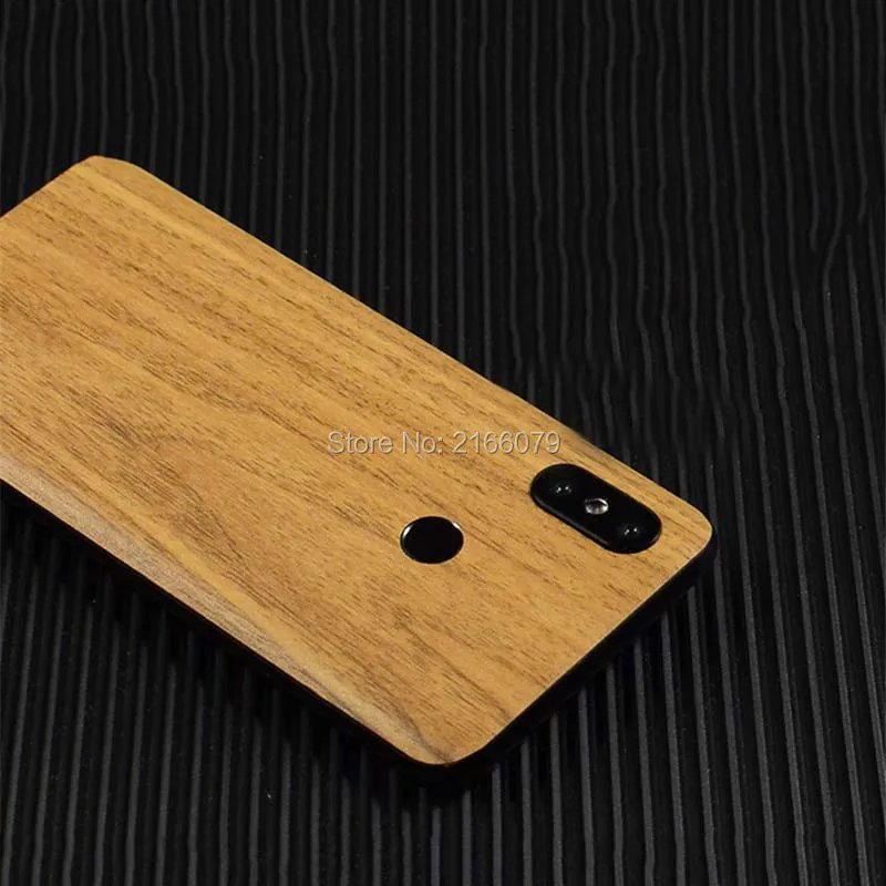 For Xiaomi Mi 9 8 SE Lite Pro Explorer 5 5S Plus 6 A2 6X Full Back Cover 3D Imitation Wood Grain Protection Skin Decal Sticker |