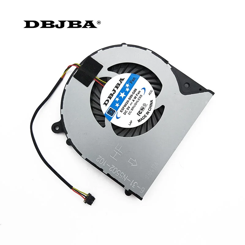Новый вентилятор процессора для Clevo W350DW F57 m510D1 D5R D1 D1T D2 D3 D2R 6 31 N5502 102 Вентилятор