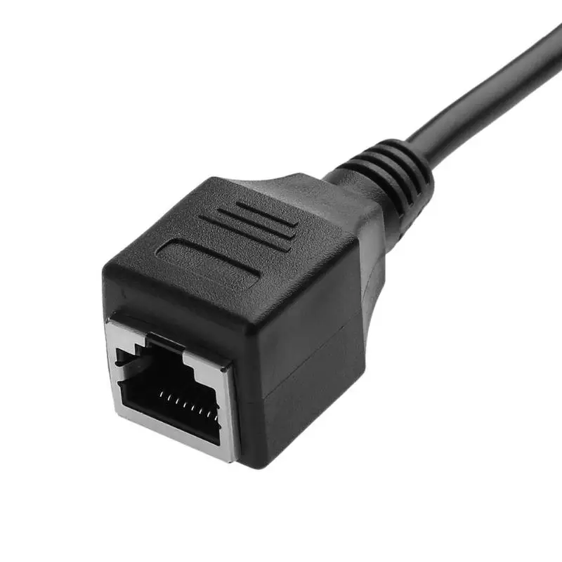 1 комплект DB9 мужской женский RJ45 Женский удлинитель адаптер конвертер провод