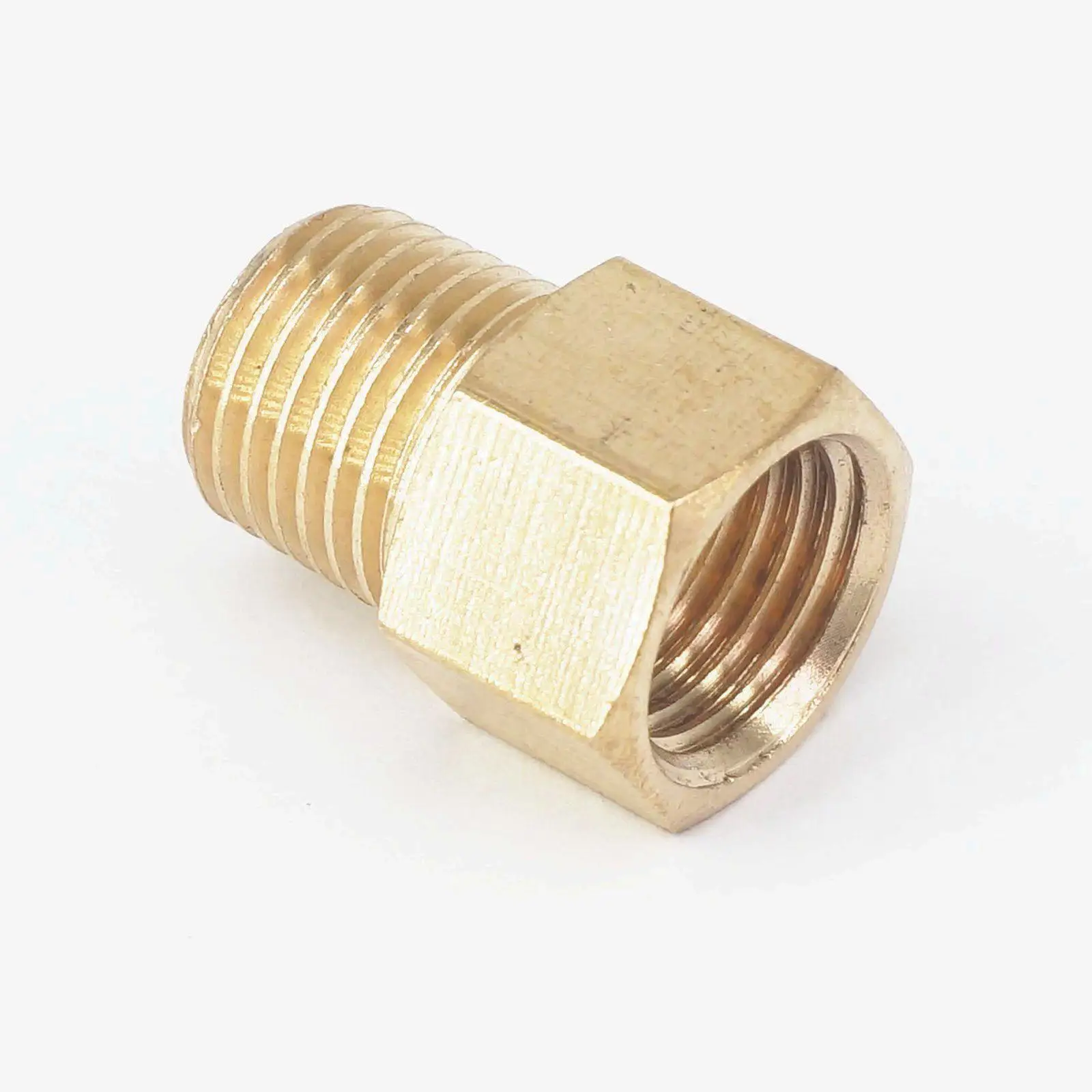 1/4 &quotBSPT Male x 1/4&quot NPT Female латунный Соединительный соединитель для манометра