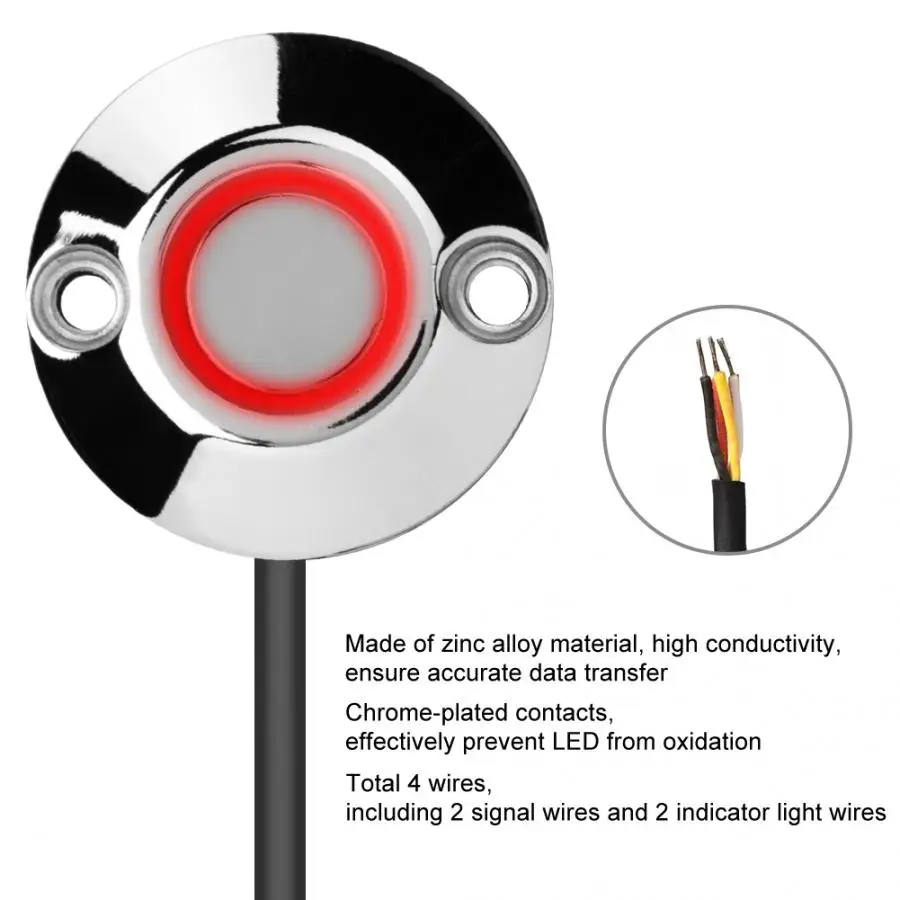 4 проводная карточка iButton Probe считыватель Далласа светодиодный светильник с