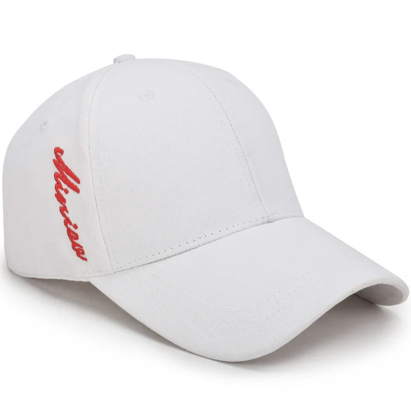 Бейсбольная Кепка Snapback простая парусиновая шляпа для папы хип хоп мужская белая