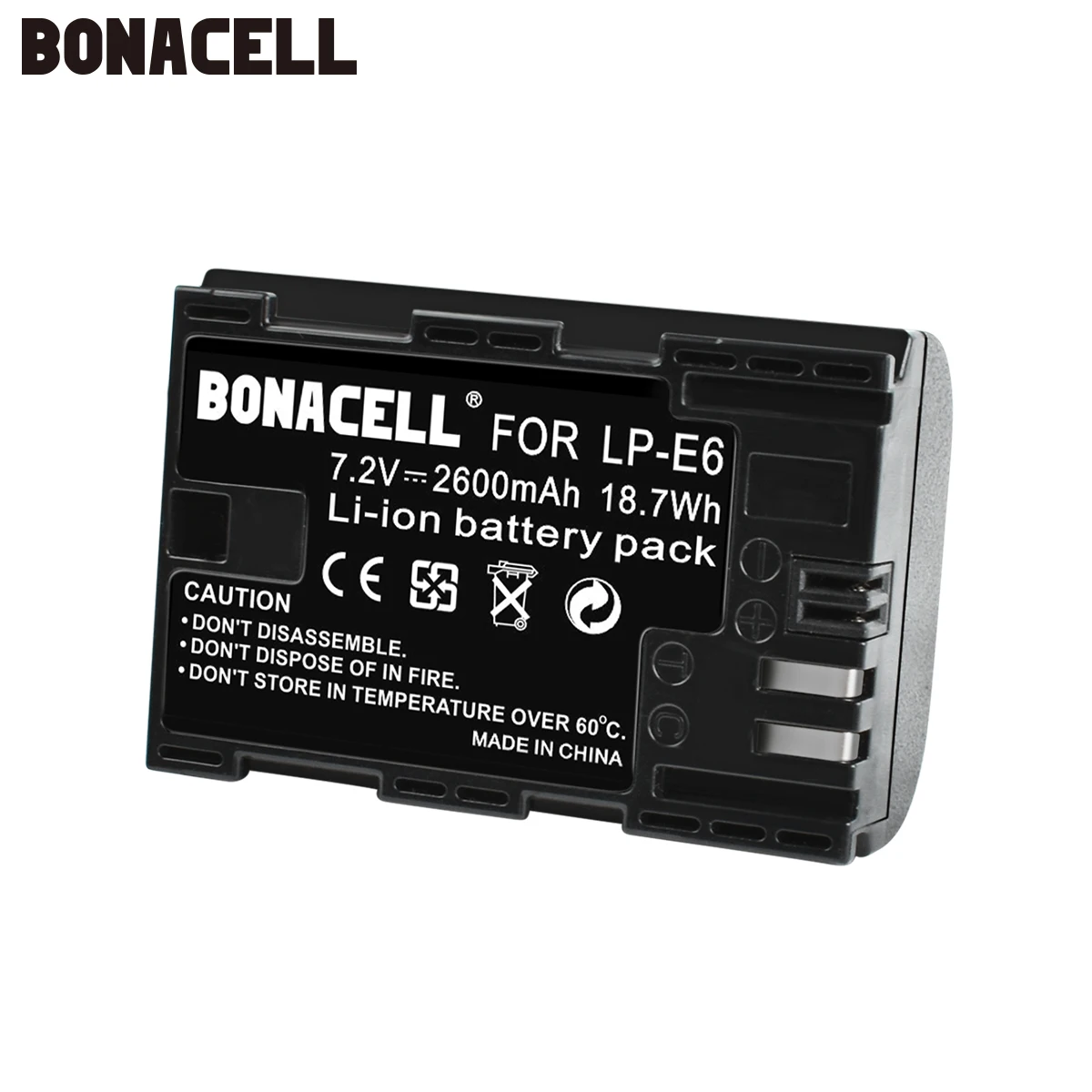 Bonacell 2600 мА/ч LP E6 цифровой Камера Батарея для однообъективной зеркальной камеры