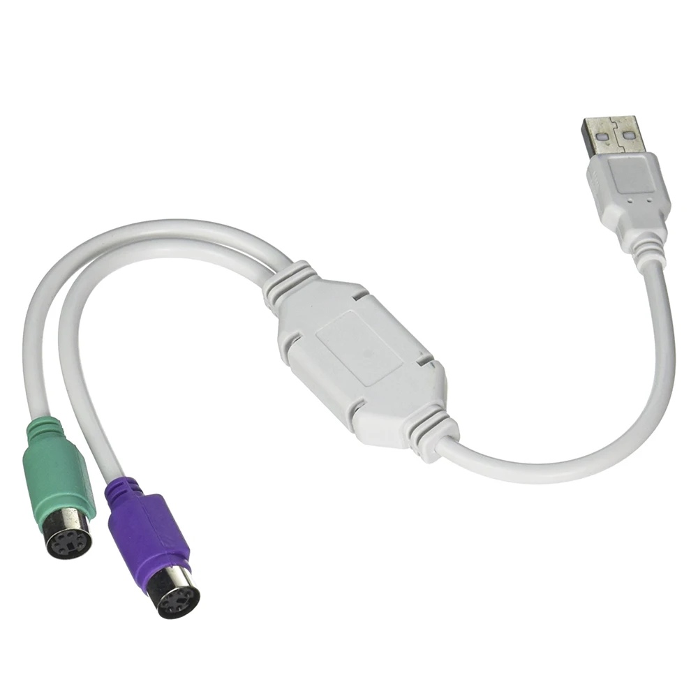 Адаптер для кабеля ACTECOM USB-конвертер двойной компьютер PS2 | Мобильные телефоны и