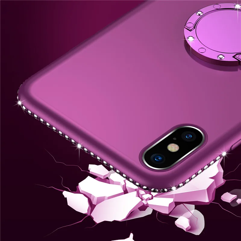 Чехол USLION Bling Diamond для IPhone X s max xr чехол iPhone XR XS Max 8 7 6 6s Plus мягкий силиконовый из ТПУ |
