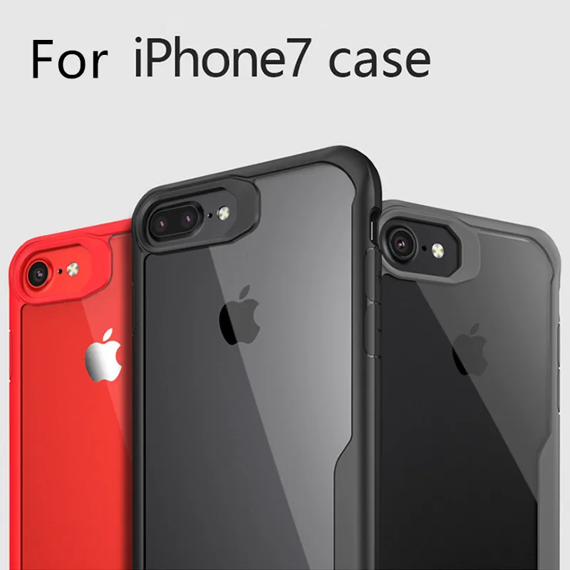 KISSCASE противоударный чехол для iPhone 8 7 6 Plus XSMAX XR полная защита Прозрачный Чехол Capinhas