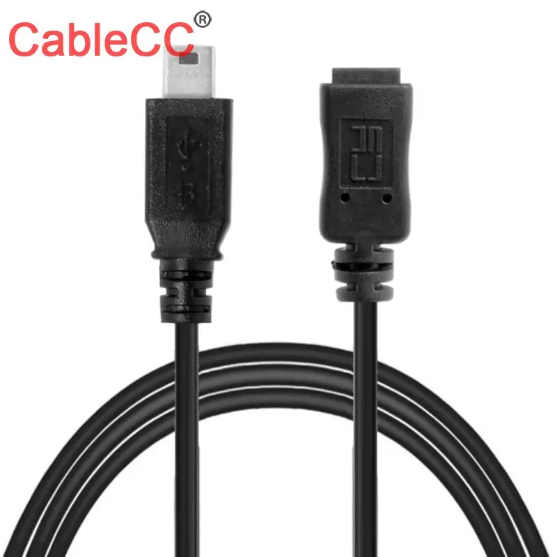 

Xiwai Cablecc USB 2.0 Hi Speed Mini USB 5pin Male to Female Extension Adapter Cable 150cm 5ft