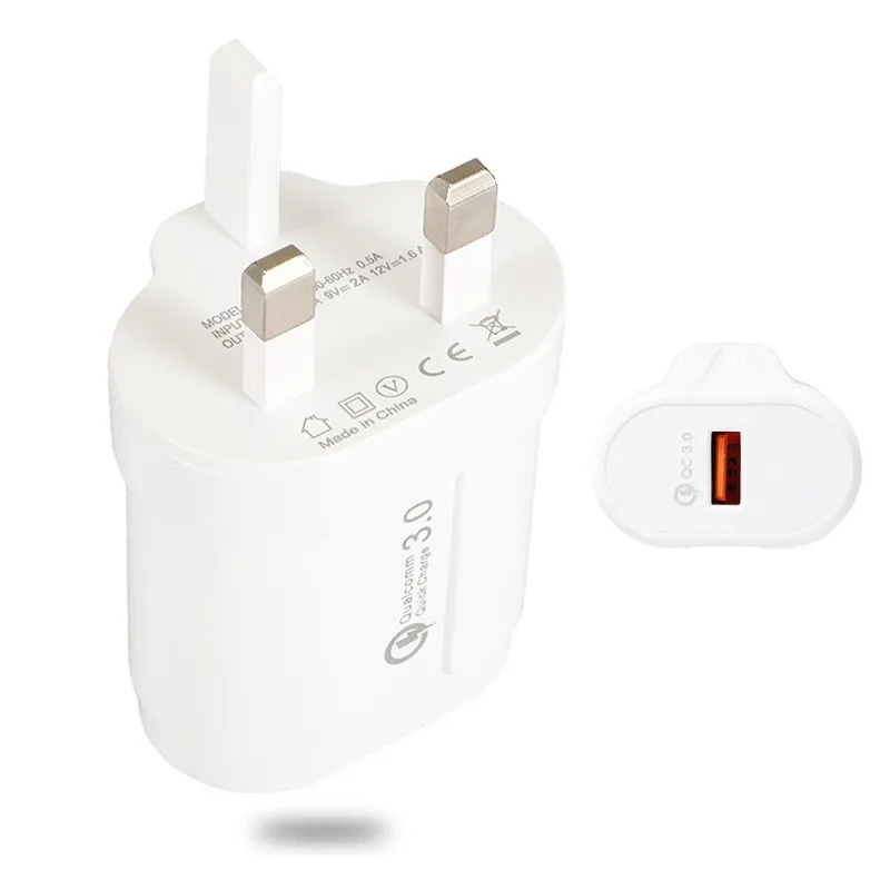 Быстрое зарядное устройство QC3.0 для iPhone Xiaomi Samsung Универсальный дорожный источник