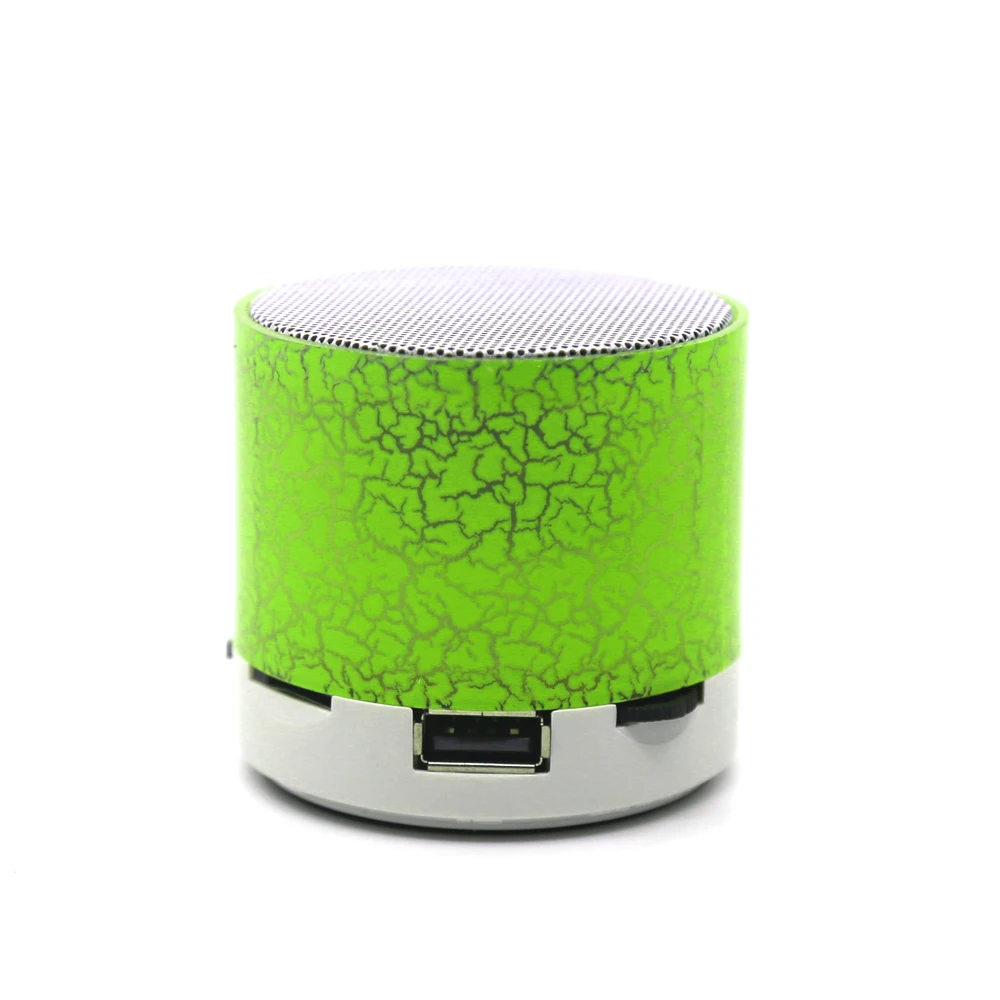 Портативные красочные мини Bt колонки беспроводные Hands Free LED спикер TF USB FM звук