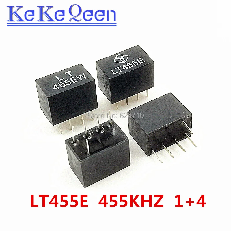10 шт. LT455EW LT455E CF455E CF455EW 455E 1 + 4 5Pin DIP 5 455KHz керамический фильтр для реле сигнала